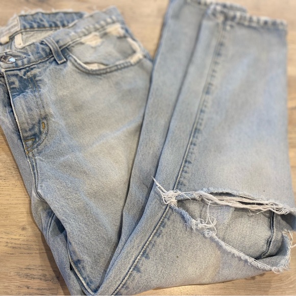 CURRENT/ELLIOT- The fling Boyfriend Jeans /Alta Destroy/Size 29 - Picture 5 of 14